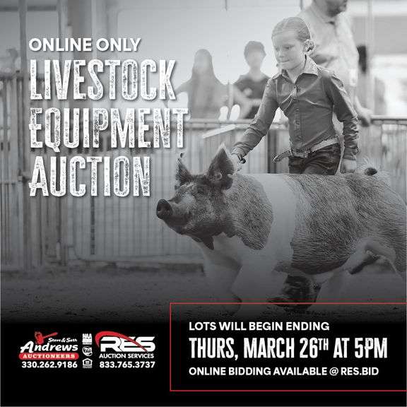 Online Only Livestock Equipment Auction