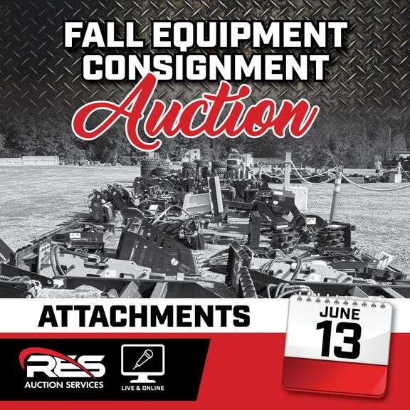 Fall Equipment Consignment Auction – Attachment Ring