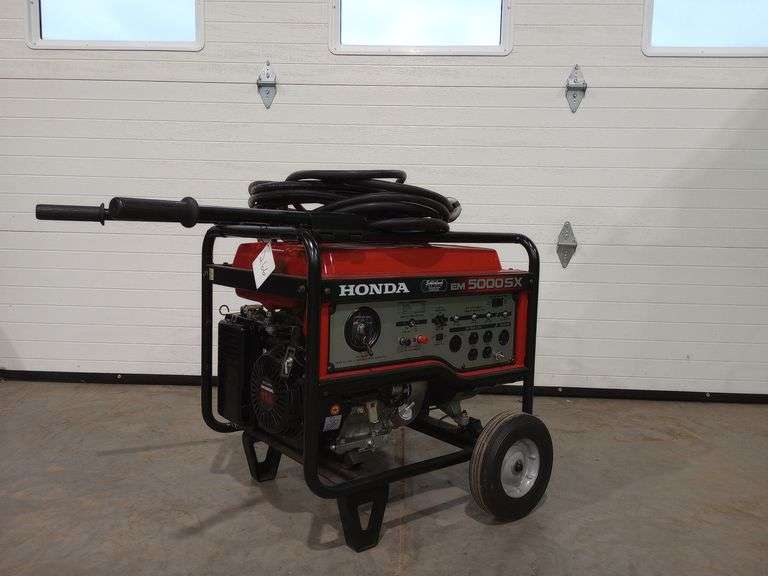 Honda EM5000 Generator - RES Auction Services