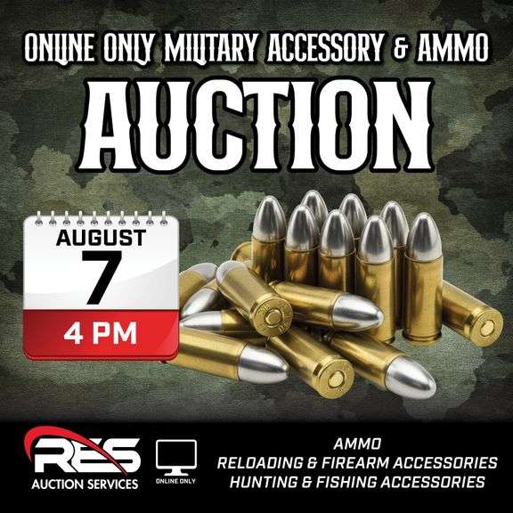 Military Accessory & Ammo Online Only Auction