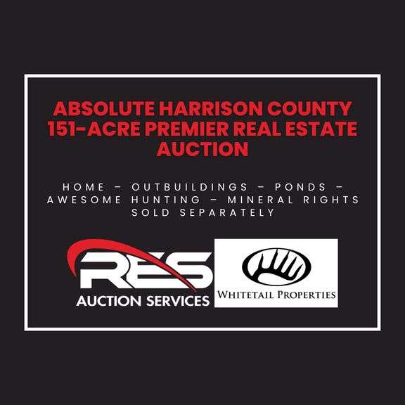 Absolute Harrison County 151-Acre Premier Real Estate Auction