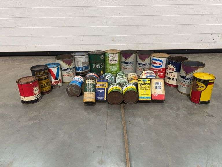Vintage Oil Cans