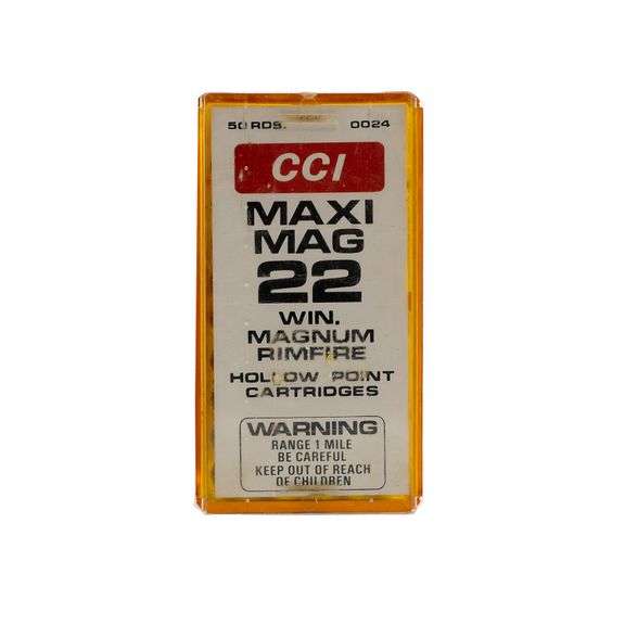 50rds CCI Maxi Mag 22 Win Magnum Rimfire Ammo