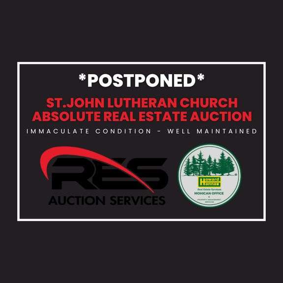 *POSTPONED* St. John Lutheran Church Absolute Real Estate Auction
