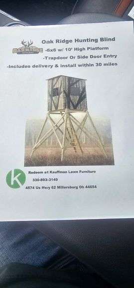 Oak Ridge Hunting Blind