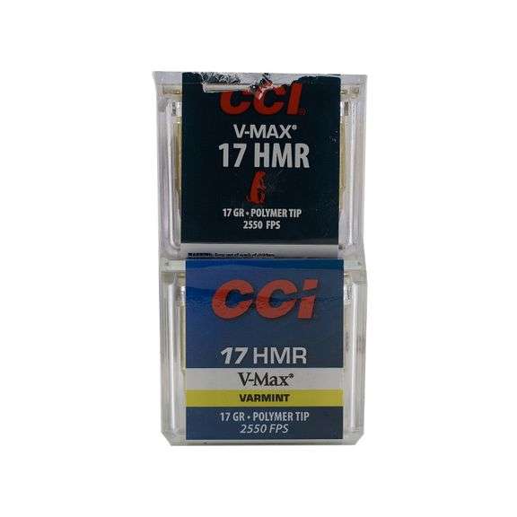 100rds CCI V-Max 17 HMR Varmint Ammo