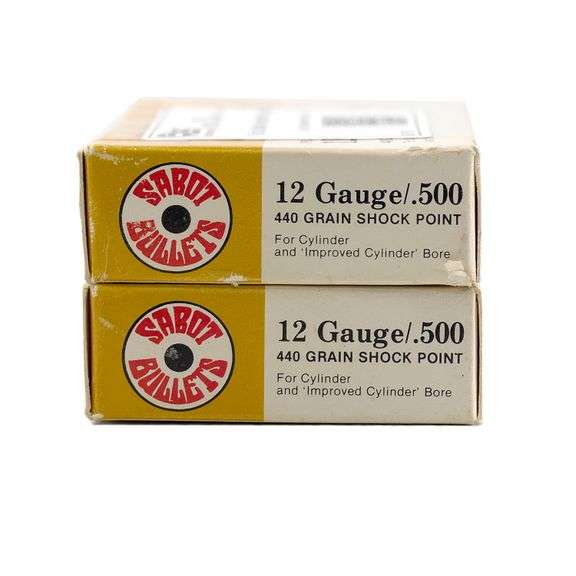 10rds Ballistic Research Industries 12ga .500 440gr Shock Point Ammo