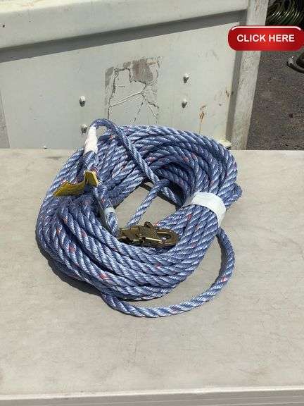 100’ fall protection rope - Rideau Auctions
