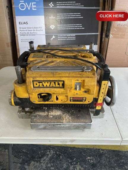 Dewalt Thickness Planer - Rideau Auctions