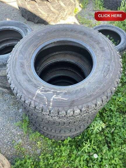 (4) LT245/75R16 Goodyear Tires - Rideau Auctions