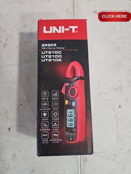 Unit Ut210 UNI-T UT210 Series Mini Clamp Meter in Box - Rideau Auctions