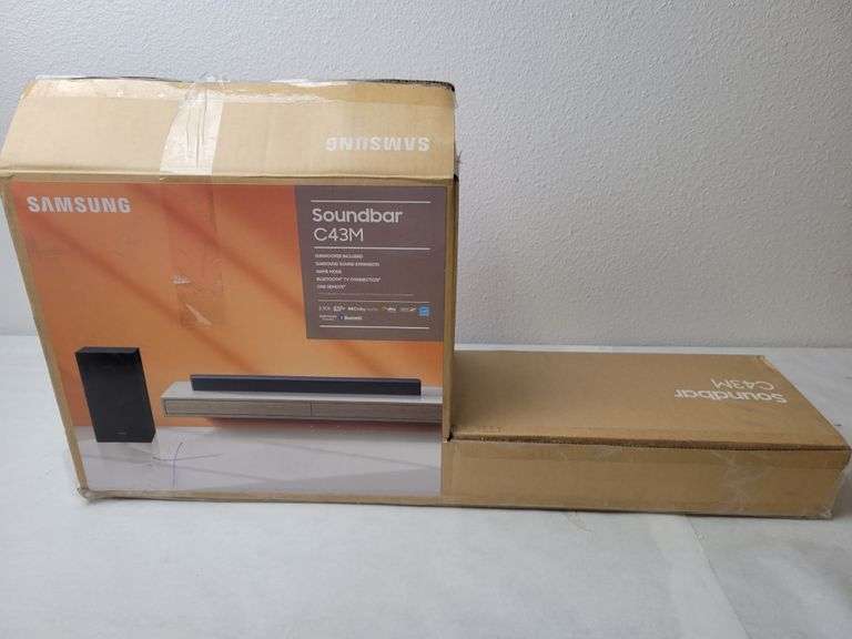 Samsung C43M Soundbar and Subwoofer, BT only Rio Grande Trade