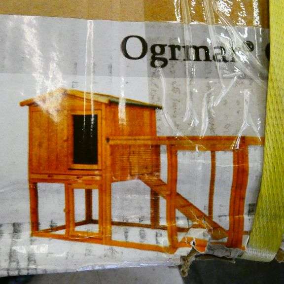 Ogrmar Chicken Coop Large Wooden Outdoor Bunny Rabbit Hutch Hen Cage