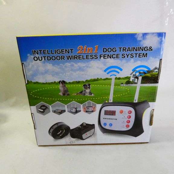 GBruno 2 In 1 Wireless Electric Dog Fence System