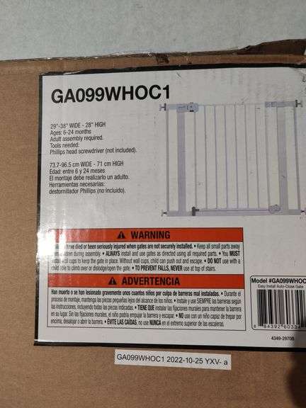 Safety 1St Auto-Close Pressure-Mounted Magnetic Latch Gate