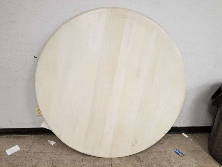60" Wide Wood Table Top, 2" Thick | Open Box | (See Condition Notes)