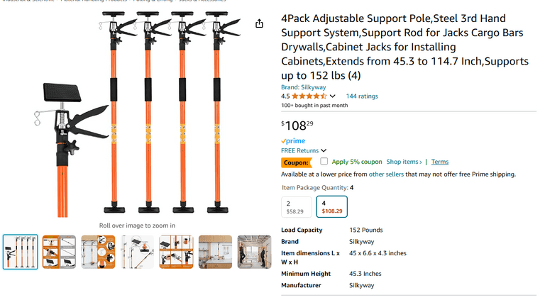 Silkyway Extendable Support Pole | Like New
