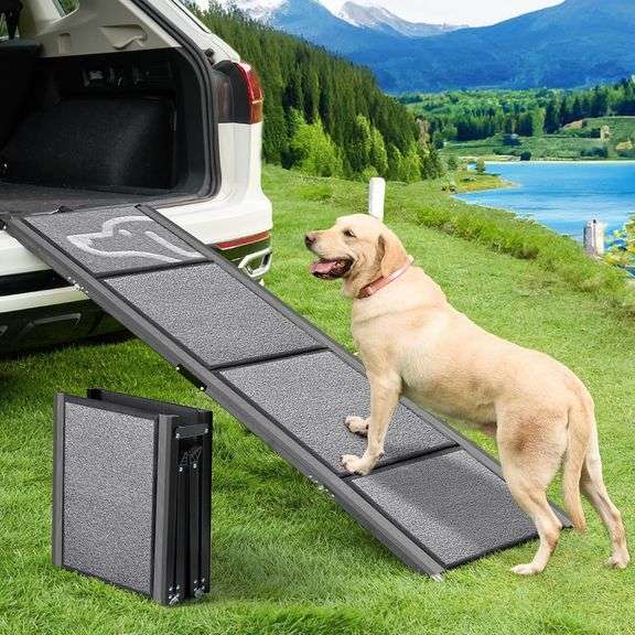 PetThem Dog Ramp for Car 71'' X-Long & 17.2", Open Box