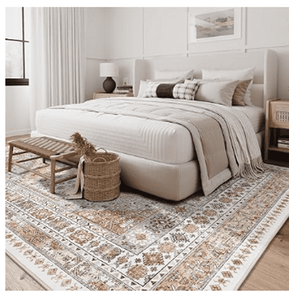 Washable Non Slip Area Rug 8'x10' | Like New