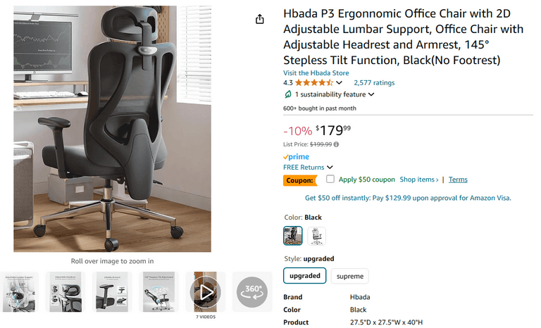 HBADA Roller Chair | Like New