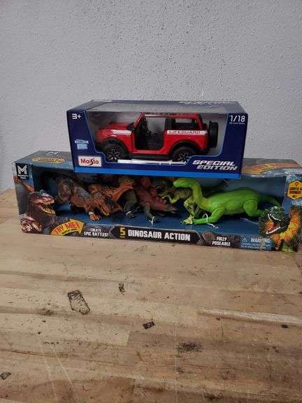 Members Mark Dinosaur And Maisto RC Car | Open Box