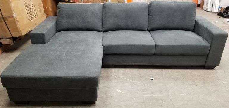 2 Piece Sofa Sectional Chaise | Open Box | (See Condition Notes)