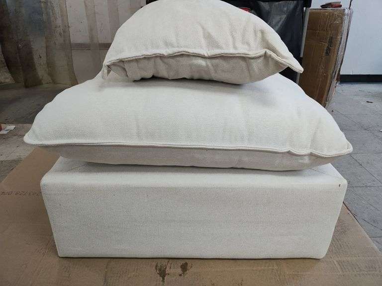 Sectional Sofa Chair w/Cushions, No Legs | Open Box | (See Condition Notes)