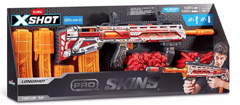Zuru X Shot Skins Pro Series Longshot Blaster Like New See zuru-x-shot-skins-pro-series-longshot-blaster-like-new-see