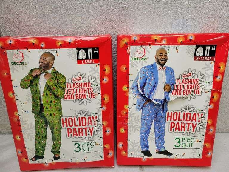 Christmas 3-Piece Suits Bundle | Open Box
