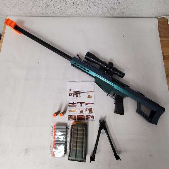 Kyliandi Soft Bullet Toy Gun Sniper Rifle W/ Scope | Open Box | (See ...