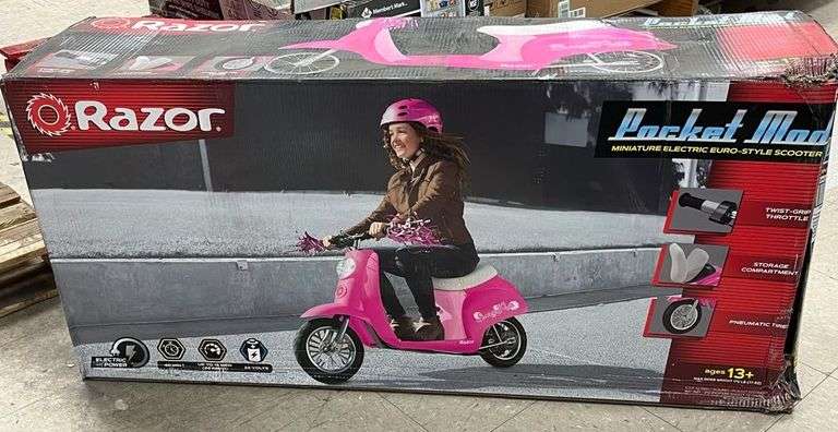 Razor Pocket Mod Betty Electric Scooter - Rio Grande Trade