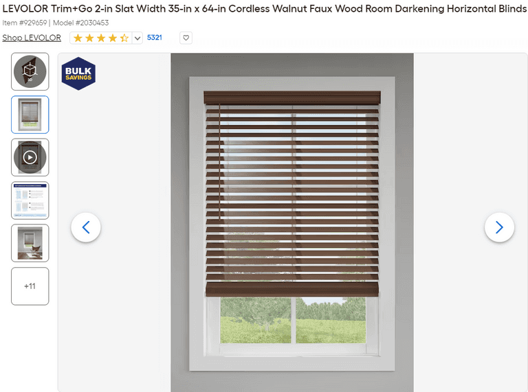 Great Description About Faux Wood Levolor Blinds