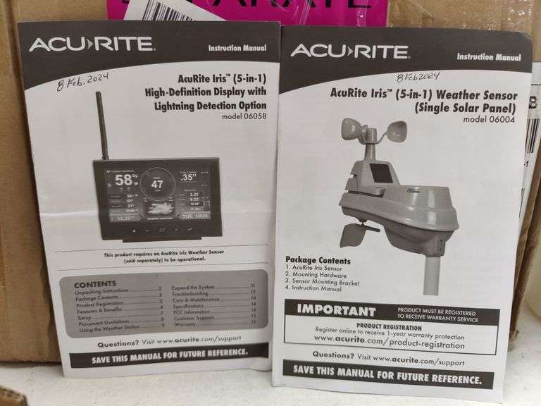 Acurite Weather Sensor Set , Visually Good Condition - Rio Grande Trade
