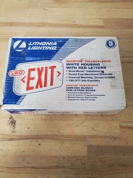 Lithonia Lighting EXIT Sign , Like New/Open Box
