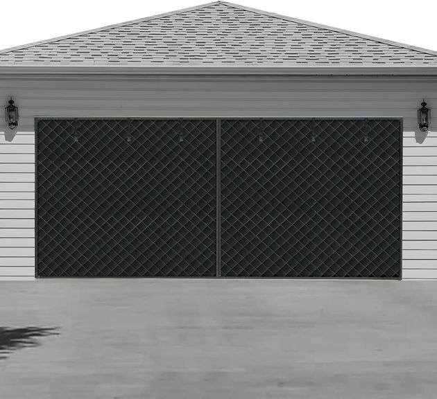 Garage Door Screen for Cold Weather, 16' x 7' , Visually Good Condition