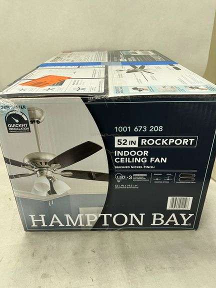 Ceiling Fan, 52" , Untested/Uninspected
