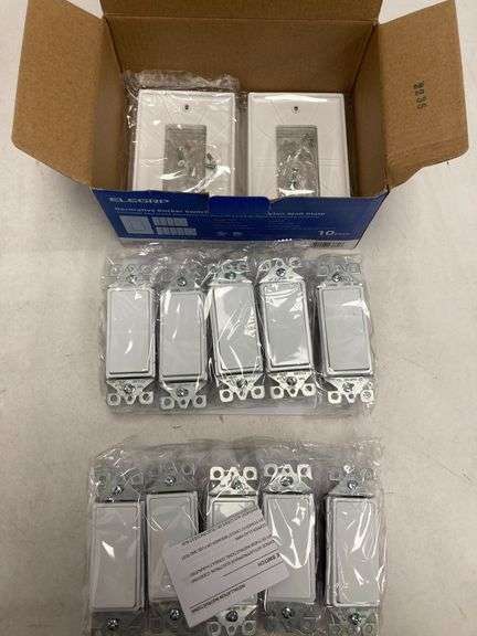 Elegrp 10 Pack Decorative Rocker Switch , Visually Good Condition - Rio ...