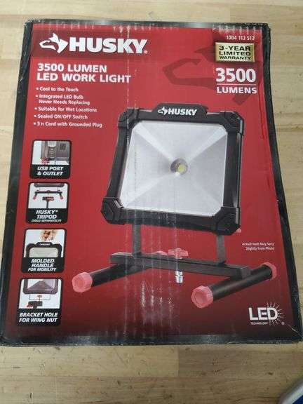Husky LED Work Light , Like New/Open Box