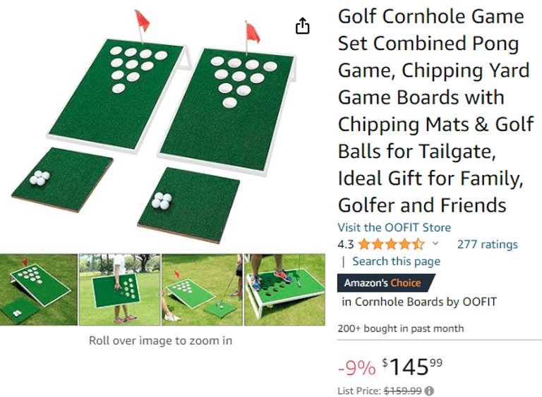 OOFIT Golf Beer Pong , Visually Good Condition