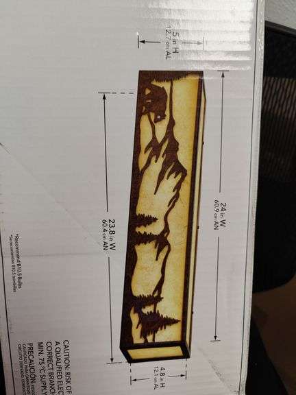 HAMPTON BAY 3-Light Vanity Fixture , Untested/Uninspected