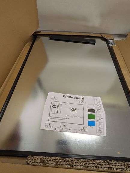 White Board, 27" x 19" , Visually Good Condition