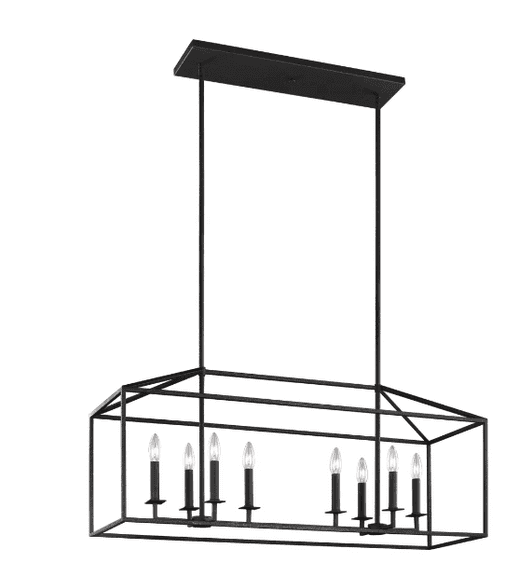 Generation Lighting Perryton 8 light Blacksmith Chandelier , Like New/Open Box