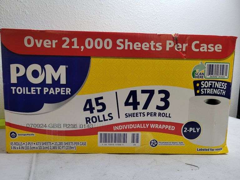 Pom Toilet Paper , Open Box