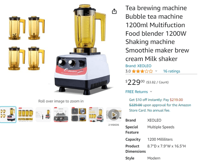XEOLEO 4 in 1 Tea Breawing Machine , Employee Tested - Rio Grande Trade