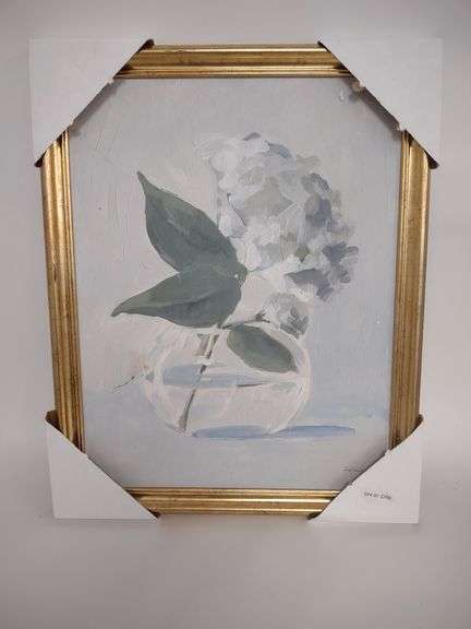 Threshold Framed Canvas Board, 16" x 20" , Visually Good Condition