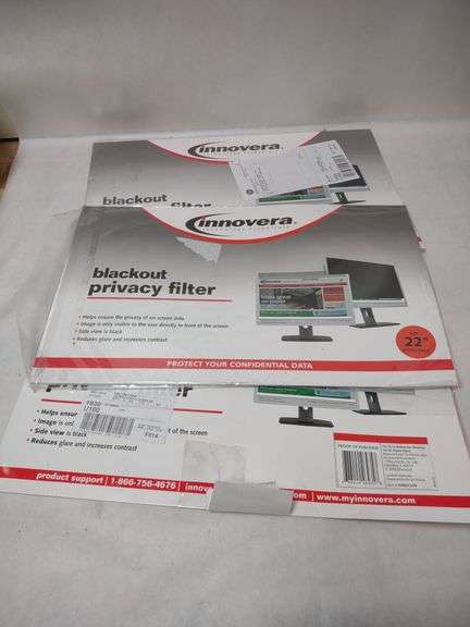 2in Blackout Privacy Screens , Visually Good Condition