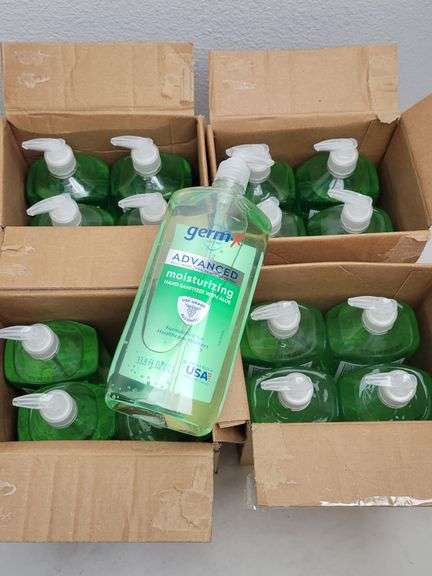 Germ X Advanced Hand Sanitizer Set , Visually Good Condition