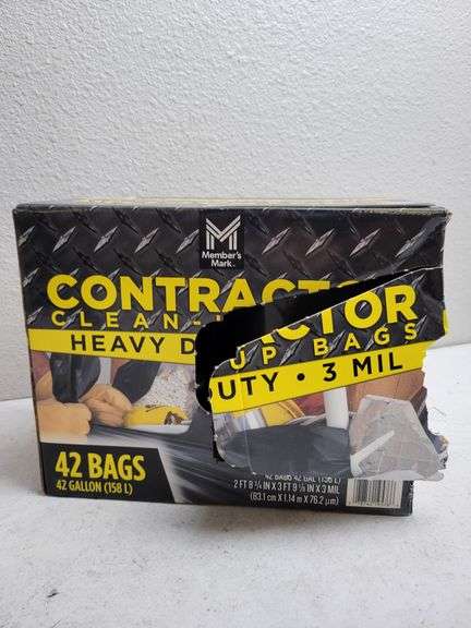 Member's Mark Contractor Clean-Up Bags , Open Box
