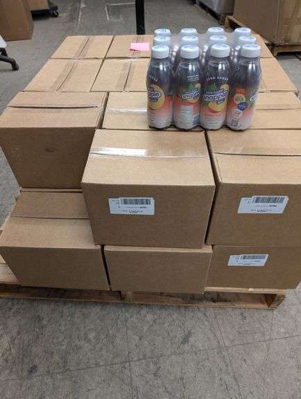 Pallet of Zero Sugar Snapple Peach Tea , 28 Boxes (12 Bottles Ea.) , New/Sealed