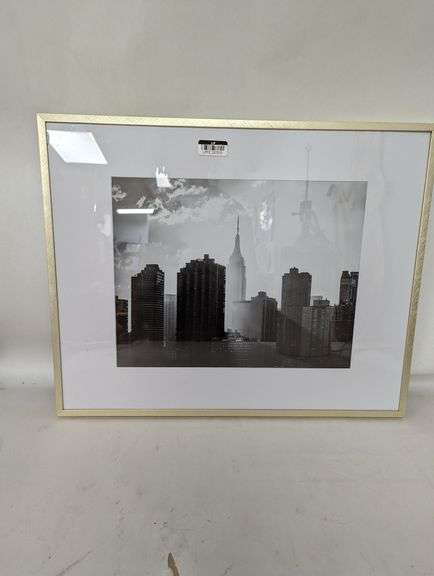 Gold Framed Picture Frame , Visually Good Condition